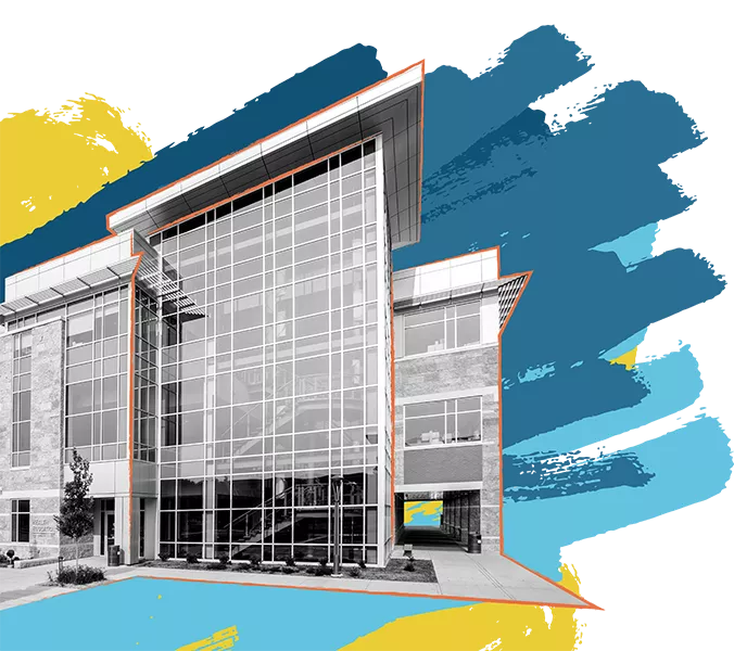 illustration of campus