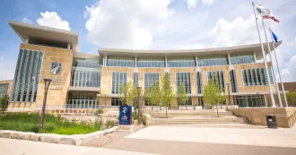 Photo of the exterior of Madison College.