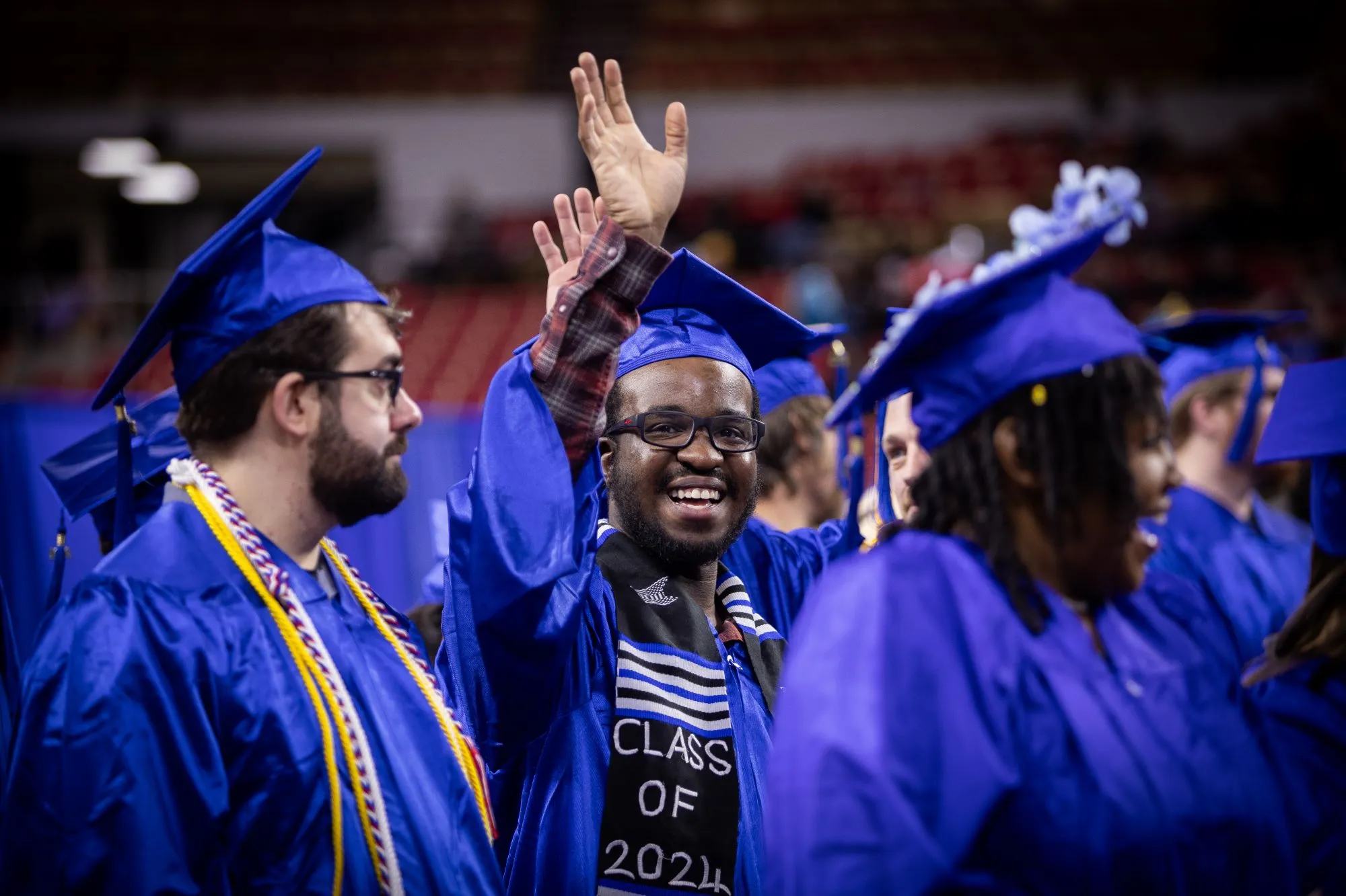 2024 Fall Commencement smiling grad